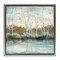 Stupell Industries Quaint Birch Tree Reflections Framed Floater Canvas Wall Art
